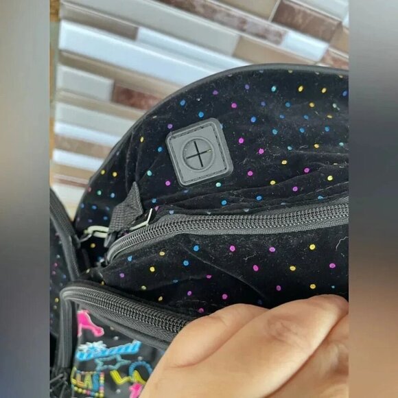 Lisa Frank Backpack - Rainbow Dot Design, Full Sized w/ Compartments kidcore - Picture 3 of 10